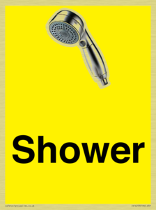 Shower Dementia Friendly Yellow 
